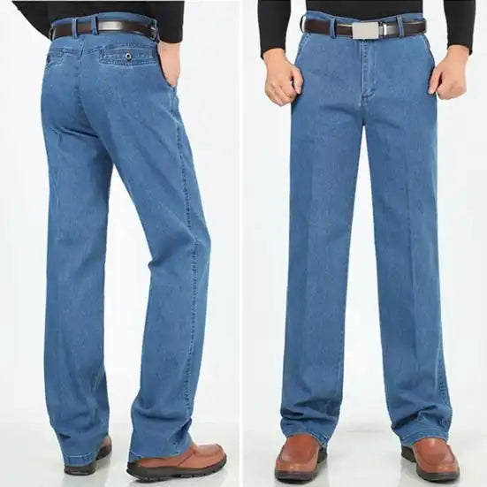 Men’s Fashionable Straight Stretch Jeans