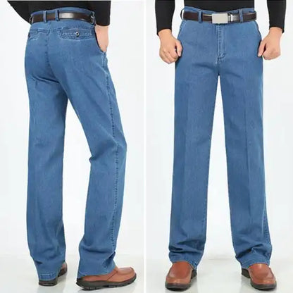 Men’s Fashionable Straight Stretch Jeans